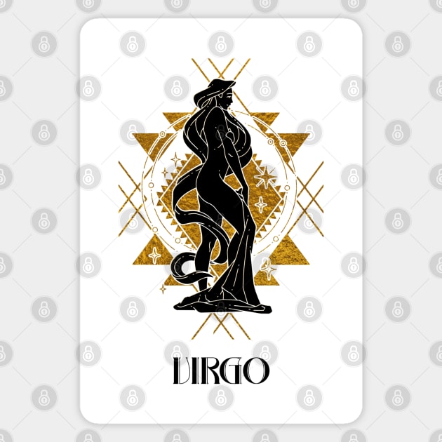 Virgo zodiac sign Magnet by Cherubic